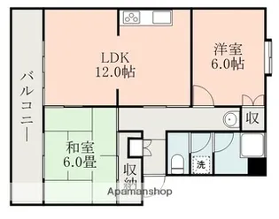 ハイムコスモスⅠ【1階】の間取り