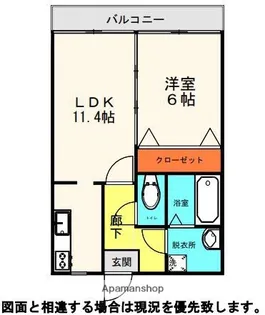 マンショングランドールⅡ【4階】の間取り