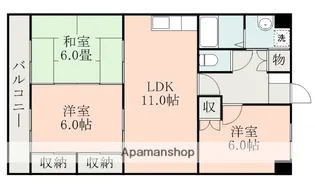 カーサ出水【203号室】の間取り