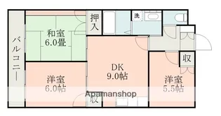 エトワール高平台【3階】の間取り