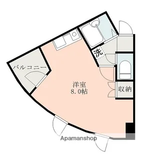 クロノス18三軒町【4階】の間取り