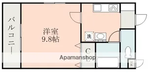 モックパレスDE【4階】の間取り