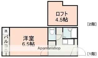 ウイングス1番館【2階】の間取り