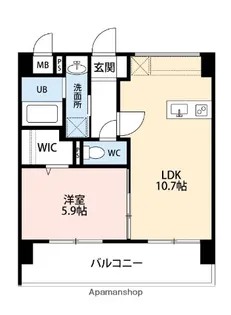 免疫ビルEXCIAⅡ【8階】の間取り