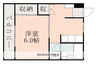 新屋敷ビル【5階】の間取り