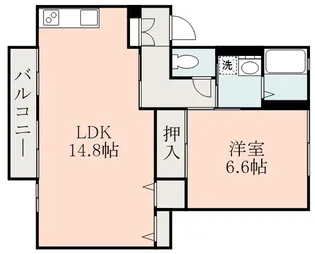 メゾンユリア【102号室】の間取り