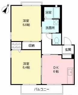 熊本県上益城郡甲佐町大字有安【アパート】の間取り