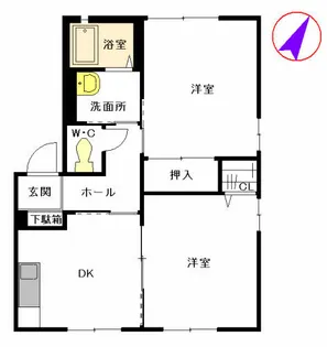 メゾンユリア【1階】の間取り