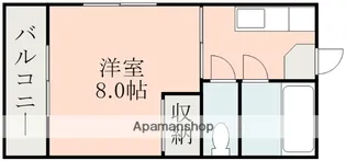 コーポサンヒルズ【203号室】の間取り