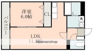 NICEマンション九品寺【4階】の間取り