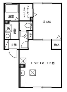 ヴィラクレストⅡ【1階】の間取り
