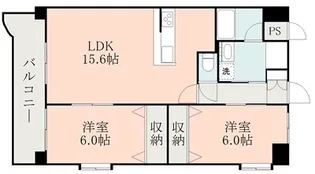 QREST熊本船場【3階】の間取り