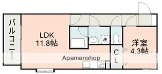 ハイリッヒ新屋敷【3階】の間取り