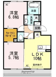 サニーホームズ88【3階】の間取り