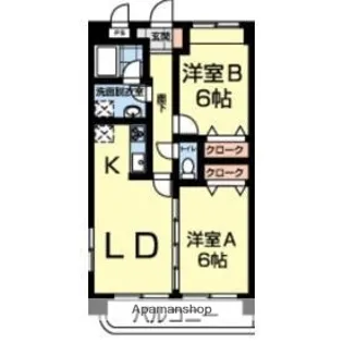 ボナール【1階】の間取り