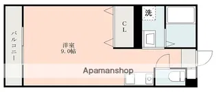 ネオコーポ弐番館【2階】の間取り