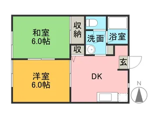 エントピアレークタウン A棟【1階】の間取り