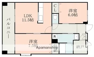 ベル・ピエース【2階】の間取り