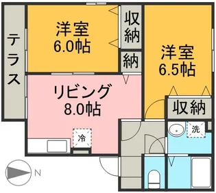 メゾンプレミール A棟【1階】の間取り