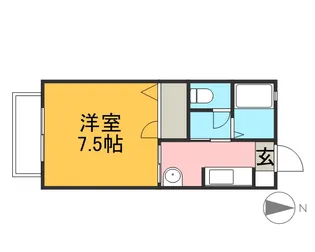 パレスY【1階】の間取り