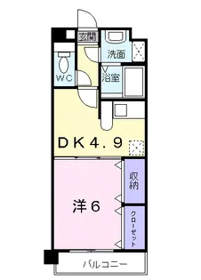 レルベ保田窪【5階】の間取り