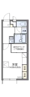 レオパレス長嶺東NO 2【110号室】の間取り