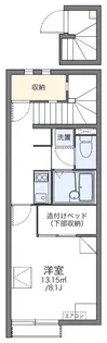 レオネクスト下代エスティⅡ【210号室】の間取り