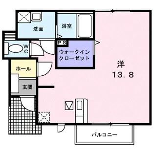 パストラル御幸【1階】の間取り
