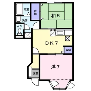 サニーコート近見Ⅱ【1階】の間取り
