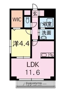 ドルチェ新町【6階】の間取り