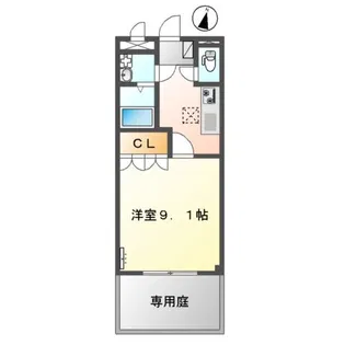 アイレックス・マシキ【103号室】の間取り