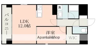 BEAU RIVAGE上水前寺【4階】の間取り