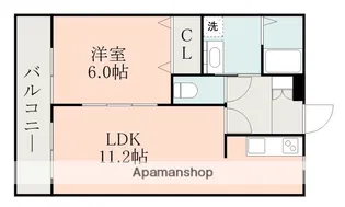 グランコート御領【2階】の間取り