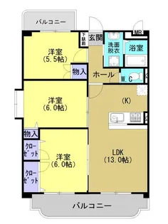 マルエイハイツ砂原【4階】の間取り