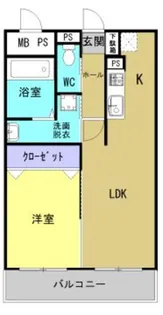 グランディールはませんI【4階】の間取り