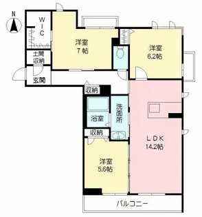 クアトロディーオガーデン B棟【3階】の間取り