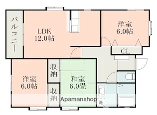 グリーンヒルズ野田【2階】の間取り