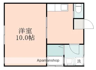 皆春アパート【2階】の間取り