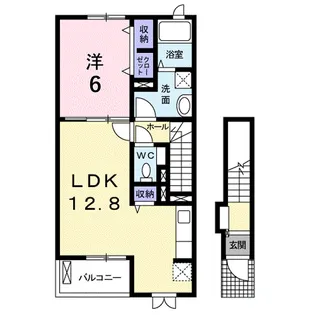 アベリア 5【2階】の間取り