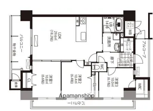 ニューガイア西熊本駅前【5階】の間取り