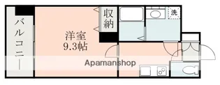 クロノス40新町Ⅲ【8階】の間取り