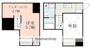 ラフィーユ長嶺南【202号室】の間取り