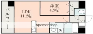 グランパーク渡鹿【6階】の間取り
