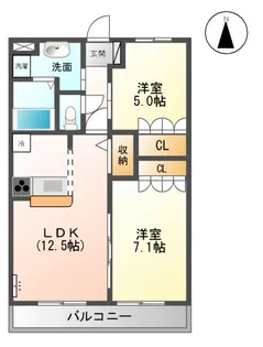 PRENDRE TH【2階】の間取り