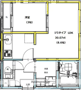 REGALEST健軍Ⅱ【2階】の間取り