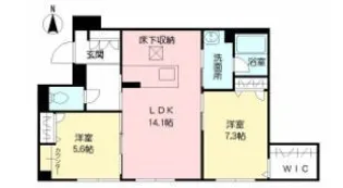 シャーメゾンローツェ国府【1階】の間取り