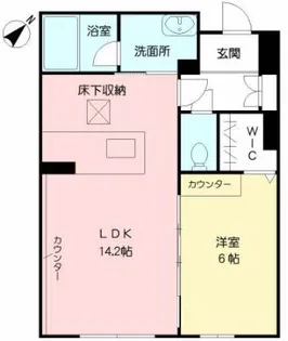 シャーメゾン九品寺プレミアム【1階】の間取り