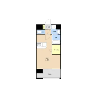 GLC水前寺【13階】の間取り