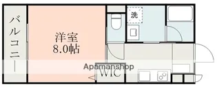 カサグランデ県立大学前【4階】の間取り