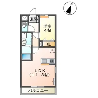 LIEBE AVENIR【201号室】の間取り